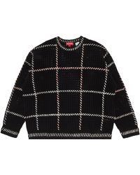 オープニングセール】 Supreme Quilt Stitch Sweater Black XL dgipr