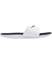 nike men's kawa adjustable slides black