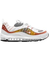 Nike Air Max 98 Hyperlocal Uk In White Metallic Gold Black Metallic For Men Lyst Nike Air Max 98 Hyperlocal Uk In White Metallic Gold Black Metallic For Men Lyst