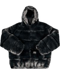Supreme X Wtaps Faux Fur Hooded Jacket 'green' for Men | Lyst
