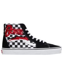 Vans Leather X David Bowie Ziggy Stardust Sk8-hi Trainers In Red for Men -  Lyst