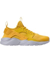 Nike Air Huarache Run Ultra Grey Obsidian In Gray For Men Lyst Nike Air Huarache Run Ultra Grey Obsidian In Gray For Men Lyst