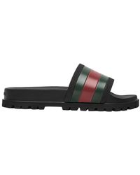 mens gucci pool slides