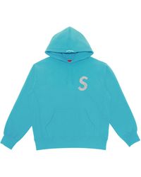 Supreme Motion Logo Hooded Sweatshirt 'light Blue' for Men | Lyst