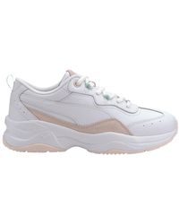 PUMA Muse Maia Luxe White Shoes | Lyst