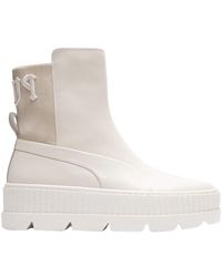 Puma Leather Fenty X Chelsea Sneaker Boots Lyst