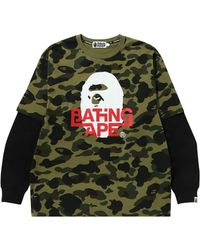 A Bathing Ape Long-sleeve t-shirts for Men | Lyst