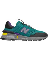 new balance 997 white aqua