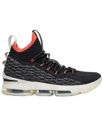 lebron 15 red white black