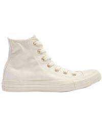 converse chuck taylor all star hi white mesh trainers