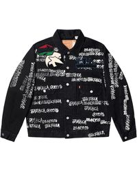 Stussy Casentino Wool Varsity Jacket 'black' for Men | Lyst