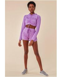 Cosmochic - Jersey Short Set With Drawstring Top - Lyst