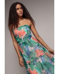 City Goddess - Boobtube Printed Maxi - Lyst