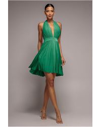 Goddiva - Soft Touch Multiway Skater Mini Dress - Lyst