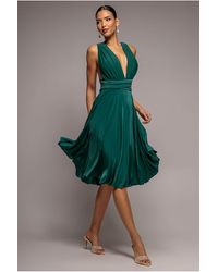 Goddiva - Soft Touch Multi Way Open Back Midi Dress - Lyst
