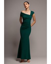 Goddiva - One Shoulder Evening Maxi Dress - Lyst
