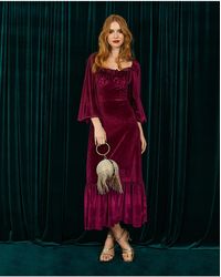 Velvet Dresses for Women | Lyst