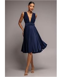 Goddiva - Soft Touch Multi Way Open Back Midi Dress - Lyst
