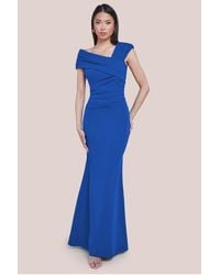 Goddiva - One Shoulder Evening Maxi - Lyst