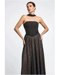 Goddiva - Glitter Chiffon Scarf - Lyst