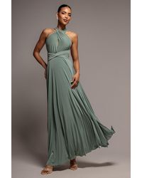 Goddiva - Multiway Tie-Up Maxi Dress - Lyst