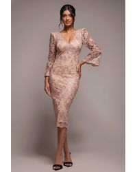 Goddiva - Scallop Lace Midi - Lyst