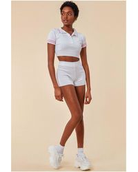 Cosmochic - Crop Top & Short Loungewear Set - Lyst