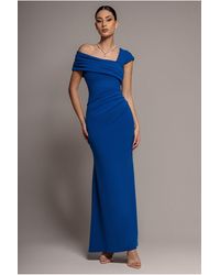 Goddiva - One Shoulder Evening Maxi - Lyst