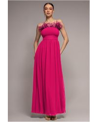 Goddiva - Bridesmaids Chiffon Maxi Dress - Lyst