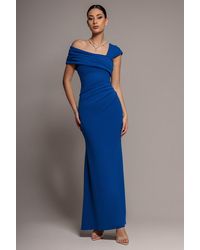 Goddiva - One Shoulder Evening Maxi - Lyst