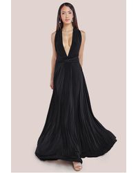 Goddiva - Multiway Tie-Up Maxi Dress - Lyst