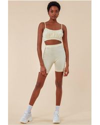 Cosmochic - Side Detail Bralette & Cycle Short Set - Lyst