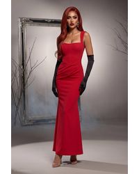 Goddiva - Sleeveless Bodycon Maxi Jessica Rabbit-Inspired Halloween Costume - Lyst