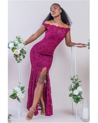 Goddiva - Lace Scallop Edge Mermaid Maxi - Lyst
