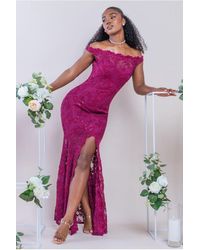 Goddiva - Lace Scallop Edge Mermaid Maxi - Lyst