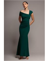 Goddiva - One Shoulder Evening Maxi Dress - Lyst