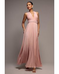 Goddiva - Multiway Tie-Up Maxi Dress - Lyst