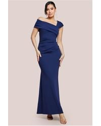 Goddiva - One Shoulder Evening Maxi Dress - Lyst
