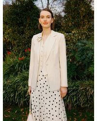 GOELIA - Worsted Wool One Button Blazer - Lyst