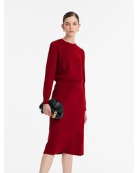 GOELIA - Tencel Wool Blend Sweater And Half Skirt Two-Piece Set - Lyst