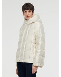 GOELIA - Zip-Up Hooded Goose Down Jacket - Lyst