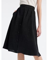 GOELIA - Xiang Yun Silk Knee-Length Skirt - Lyst