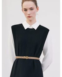 GOELIA - Reversible Leather Bovine Belt - Lyst