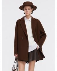 GOELIA - Cashmere Wool Blend Double-Faced Coat - Lyst