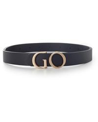 GOELIA - Go Letter Middle Size Leather Belt - Lyst