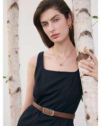 GOELIA - Reversible Leather Belt - Lyst