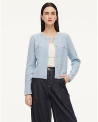 GOELIA - Round Neck Single-Breasted Cardigan - Lyst