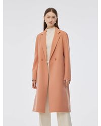 GOELIA - 100% Wool Double-Faced Back Slit Overcoat - Lyst
