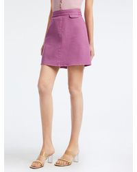 GOELIA - A-Line Mini Skirt - Lyst