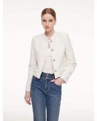GOELIA - Stand Collar Single-Breasted Jacket - Lyst